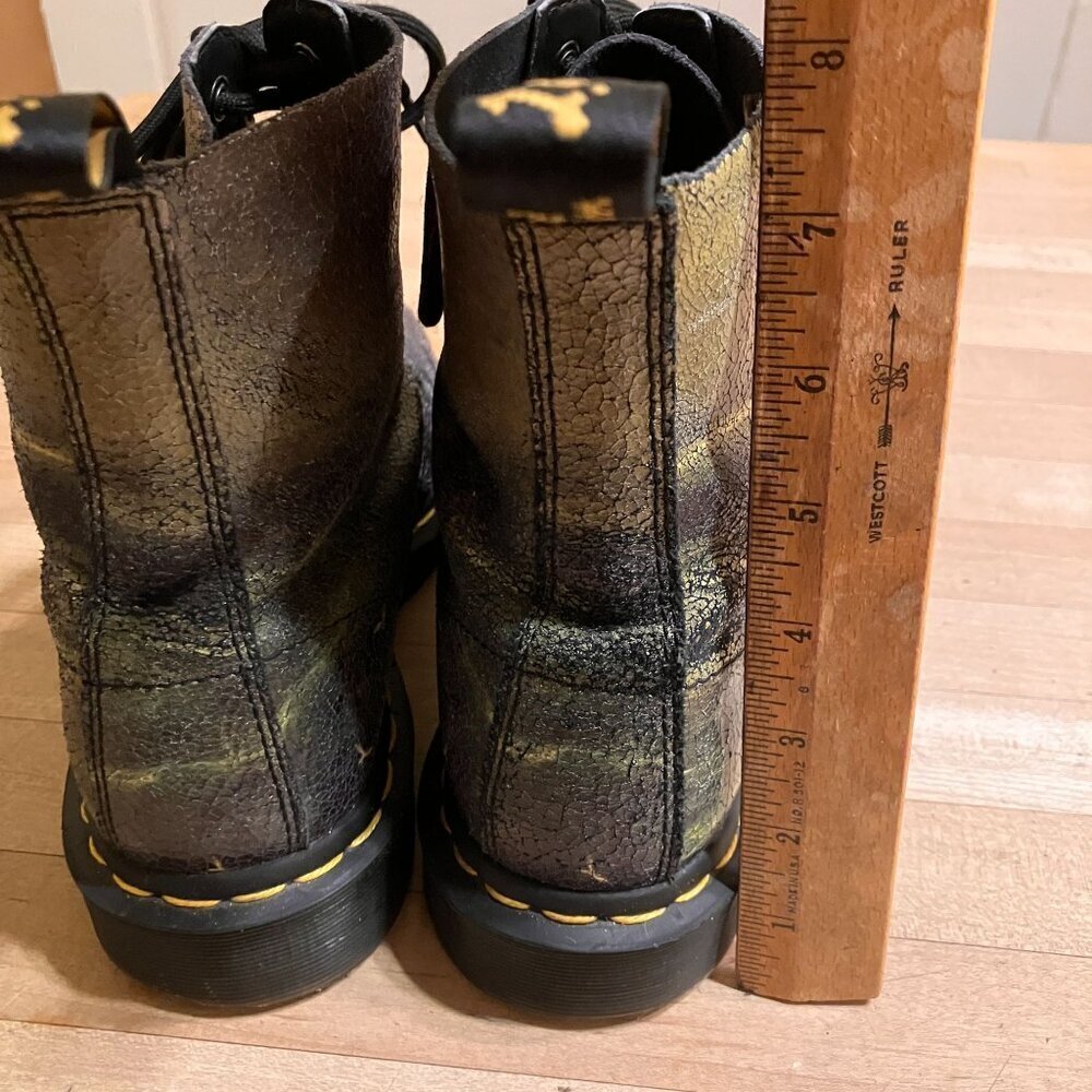 Dr. Martens Unisex Fisherman at Sea JMW Turner Tate Boots Size 8L 7M Blue AN EXC - Picture 8 of 12